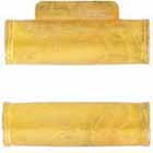 Ramrod forward pipe, English fowling gun, for 3/8" diameter ramrod, lug for pin, wax cast brass, made in the USA
